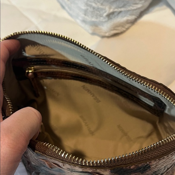 Brahmin Melbourne Collection Golden Lynx Amal Crossbody Bag - Picture 7 of 11